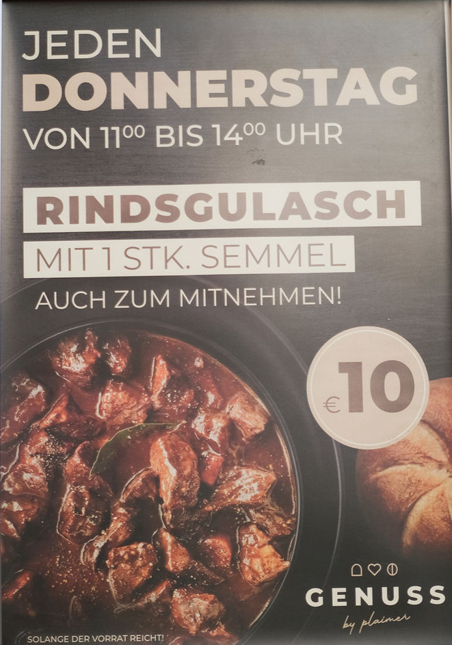 Hausgemachtes Rindsgulasch